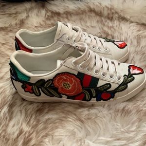 Gucci Floral Sneakers